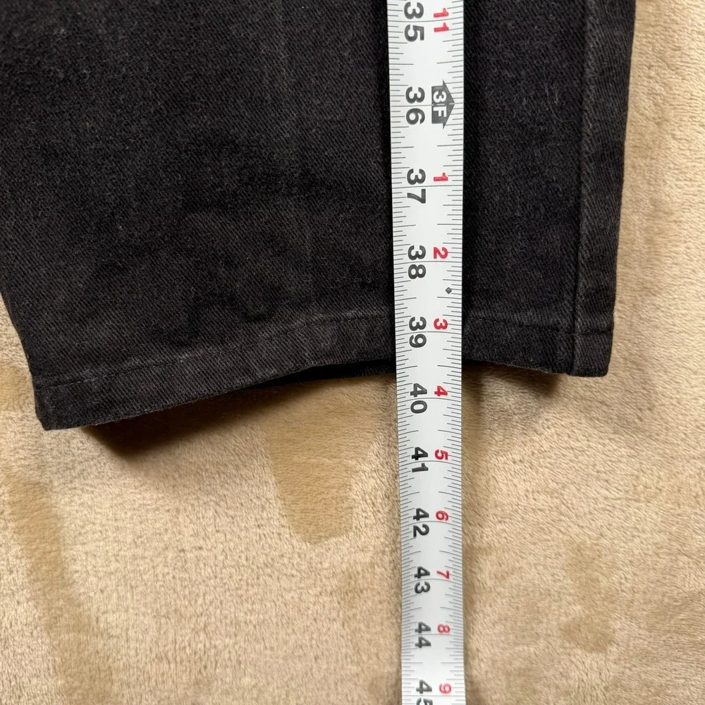 Vintage Tommy Hilfiger Jeans Mens 34x30 Black Relaxed Straight Leg Denim Y2K 90s